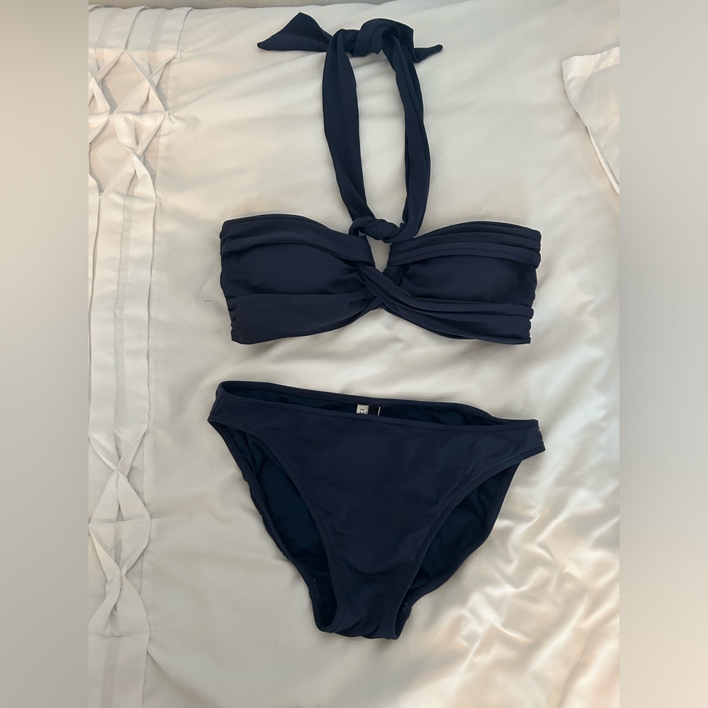 Seafolly Navy Bikini Set